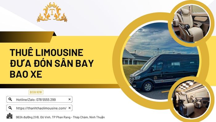 Thuê Limousine đưa đón sân bay bao xe