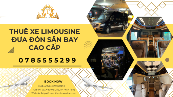 Thuê xe Limousine đưa đón sân bay cao cấp