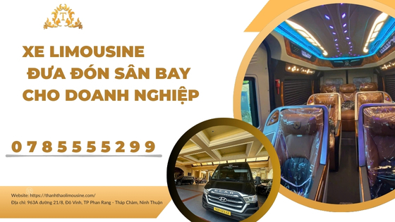 Xe limousine đưa đón sân bay cho doanh nghiệp