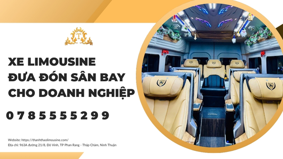 Xe limousine đưa đón sân bay cho doanh nghiệp