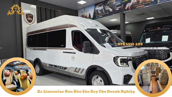 Xe limousine đưa đón sân bay cho doanh nghiệp