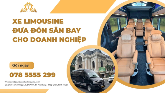 Xe limousine đưa đón sân bay cho doanh nghiệp