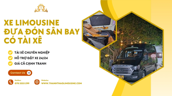 Xe Limousine đưa đón sân bay có tài xế