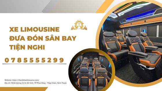 Xe Limousine đưa đón sân bay tiện nghi