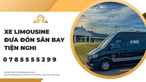 Xe Limousine đưa đón sân bay tiện nghi