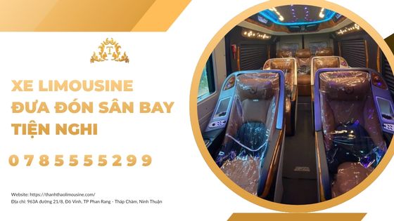 Xe Limousine đưa đón sân bay tiện nghi