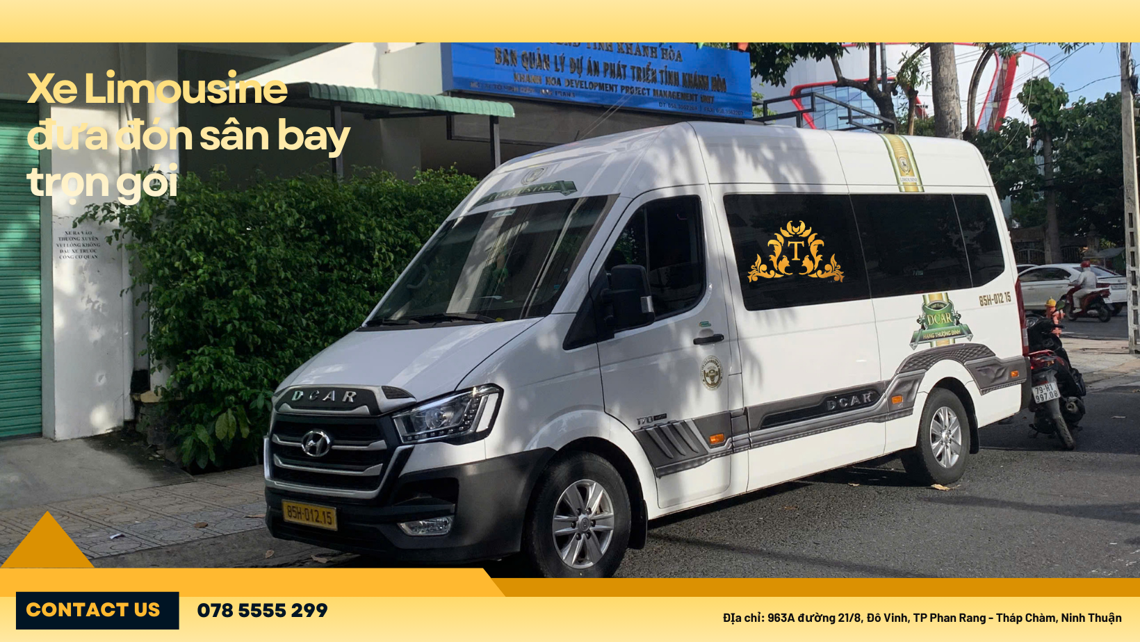 Xe limousine đưa đón sân bay trọn gói