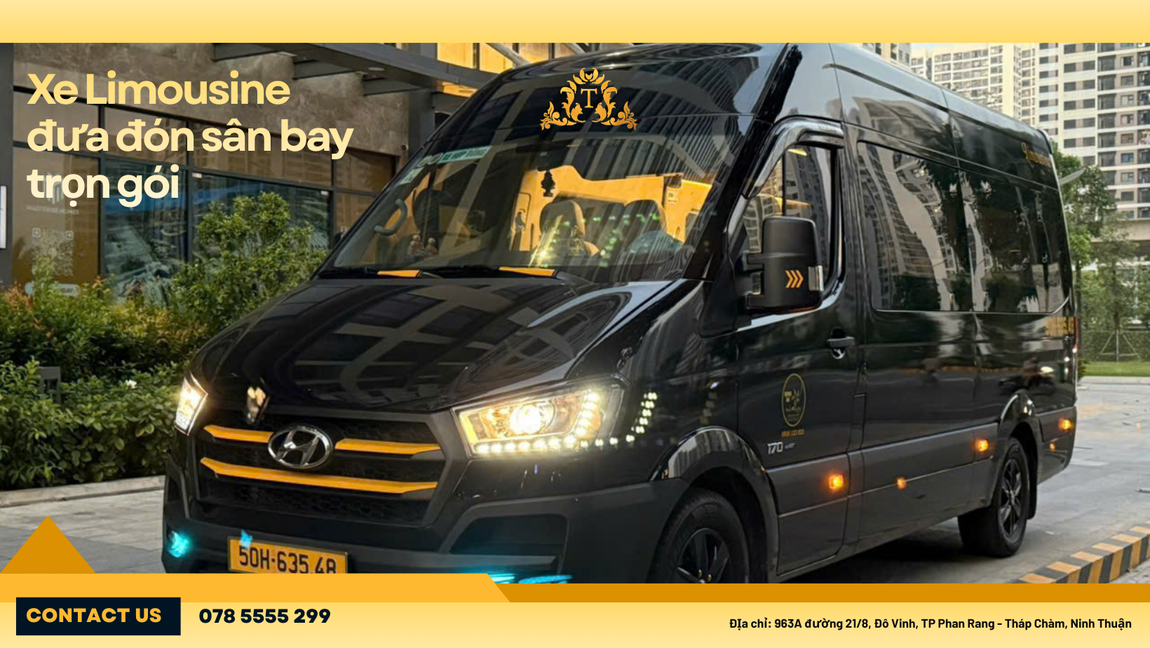 Xe limousine đưa đón sân bay trọn gói