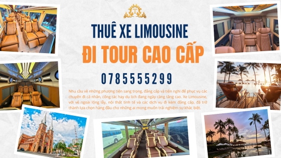 Thuê xe Limousine đi tour cao cấp
