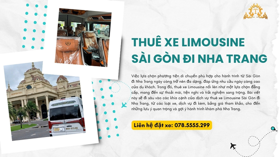 Thuê xe Limousine Sài Gòn đi Nha Trang