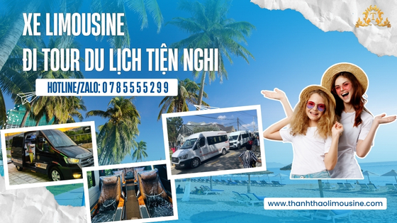 Xe Limousine đi tour du lịch tiện nghi