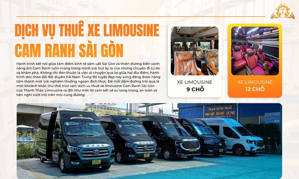 Dịch vụ thuê xe limousine Cam Ranh - Sài Gòn
