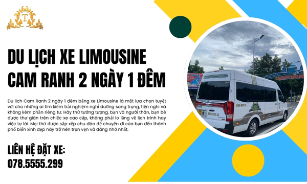 Du lịch xe Limousine Cam Ranh 2 ngày 1 đêm