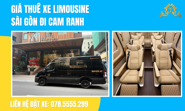 Giá thuê xe Limousine Sài Gòn đi Cam Ranh
