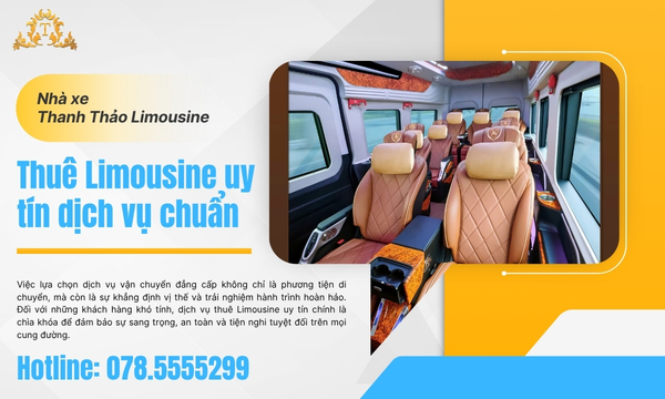 Thuê Limousine uy tín dịch vụ chuẩn