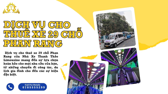 Dịch vụ cho thuê xe 29 chỗ Phan Rang