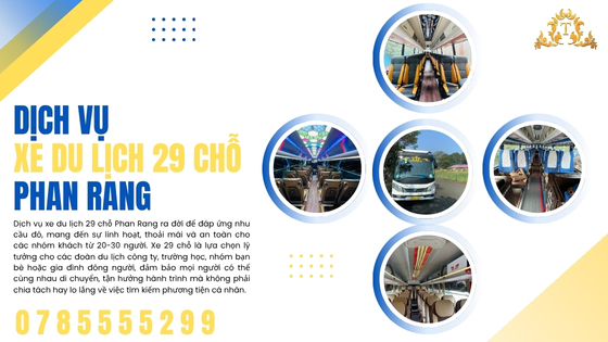 Dịch vụ xe du lịch 29 chỗ Phan Rang