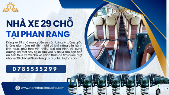 Nhà xe 29 chỗ tại Phan Rang