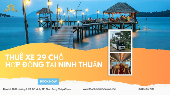 Thuê xe 29 chỗ hợp đồng tại Ninh Thuận