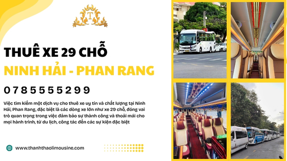 Thuê xe 29 chỗ Ninh Hải Phan Rang