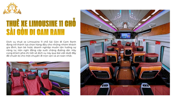 Thuê xe Limousine 11 chỗ Sài Gòn đi Cam Ranh