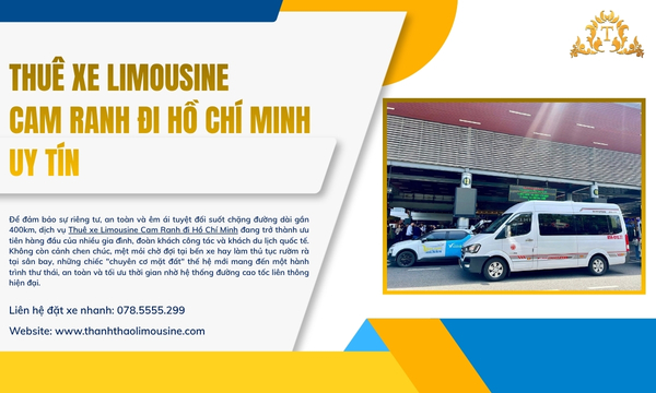 Thuê xe Limousine Cam Ranh đi Hồ Chí Minh uy tín