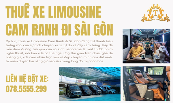 Thuê xe Limousine Cam Ranh đi Sài Gòn