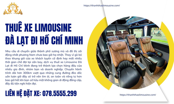 Thuê xe Limousine Đà Lạt đi Hồ Chí Minh
