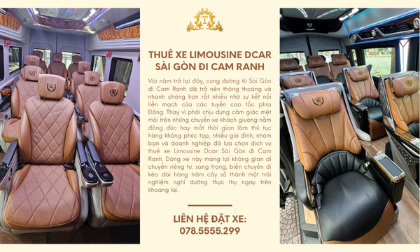 Thuê xe Limousine Dcar Sài Gòn đi Cam Ranh