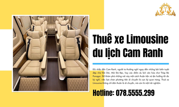 Thuê xe Limousine du lịch Cam Ranh