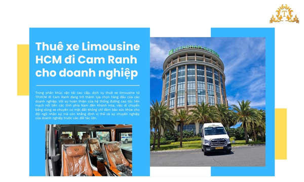 Thuê xe Limousine HCM đi Cam Ranh cho doanh nghiệp