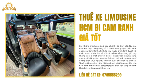 Thuê xe Limousine HCM đi Cam Ranh giá tốt
