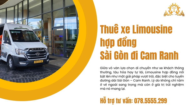 Thuê xe Limousine hợp đồng Sài Gòn đi Cam Ranh