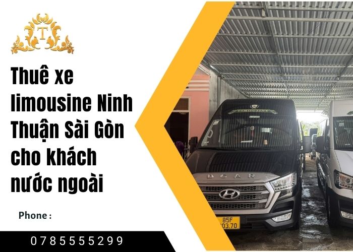 Thuê xe limousine Ninh Thuận Sài Gòn cho khách nước ngoài