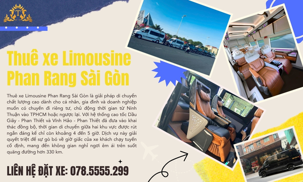 Thuê xe Limousine Phan Rang Sài Gòn
