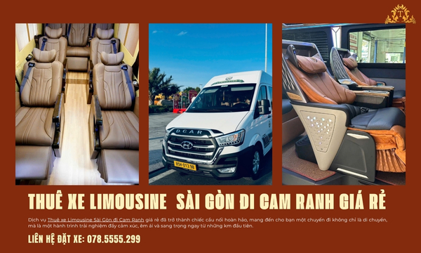 Thuê xe Limousine Sài Gòn đi Cam Ranh giá rẻ