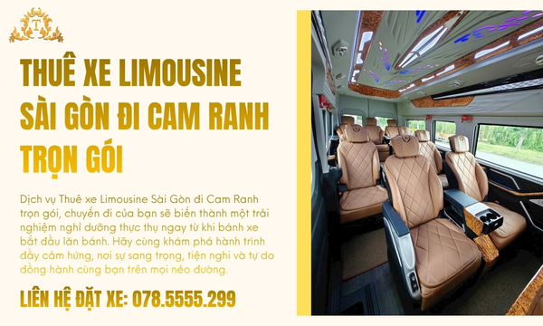 Thuê xe Limousine Sài Gòn đi Cam Ranh trọn gói