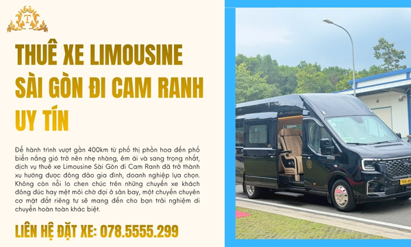 Thuê xe Limousine Sài Gòn đi Cam Ranh uy tín