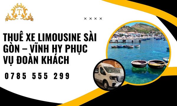 Thuê xe limousine Sài Gòn – Vĩnh Hy phục vụ đoàn khách chuyên nghiệp