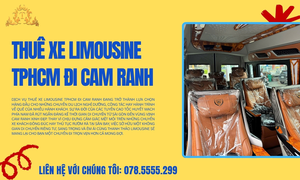 Thuê xe Limousine TPHCM đi Cam Ranh