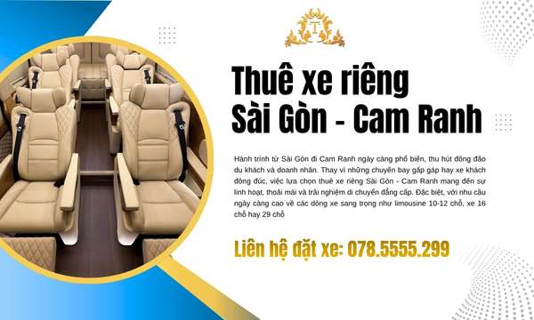 Thuê xe riêng Sài Gòn - Cam Ranh