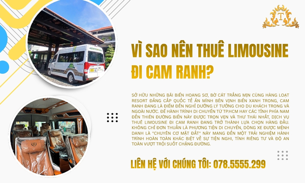 Vì sao nên thuê Limousine đi Cam Ranh?