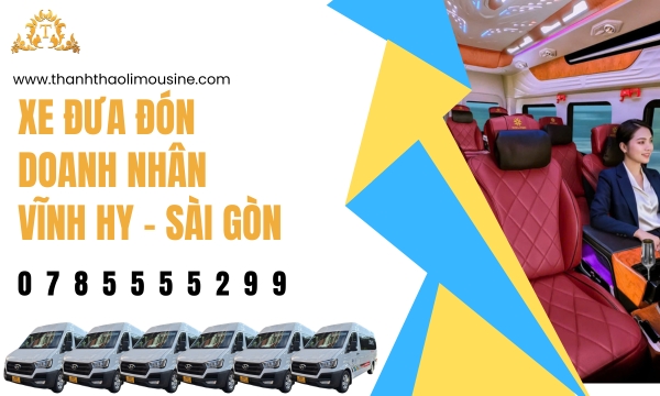 Xe đưa đón doanh nhân Vĩnh Hy Sài Gòn