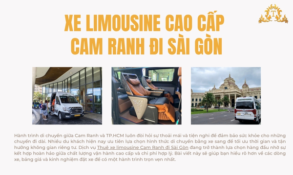 Xe limousine cao cấp Cam Ranh đi Sài Gòn