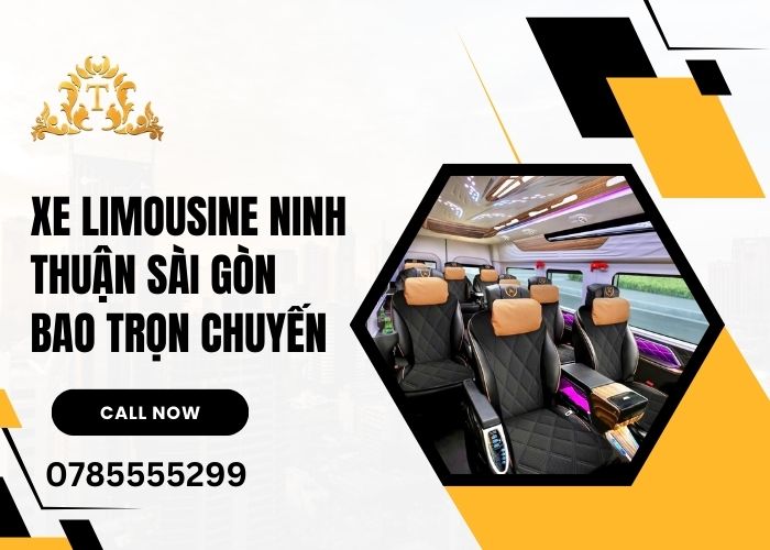 Xe limousine Ninh Thuận Sài Gòn bao trọn chuyến
