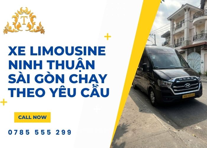 Xe limousine Ninh Thuận Sài Gòn chạy theo yêu cầu