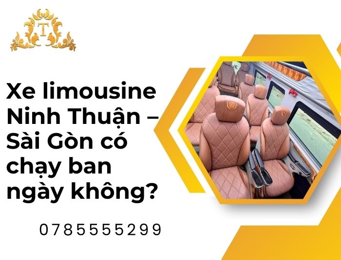 Xe limousine Ninh Thuận – Sài Gòn có chạy ban ngày không?